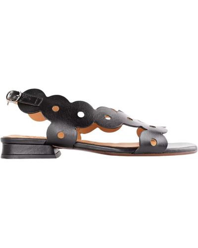 Chie Mihara Schwarze sandalen für frauen - Braun