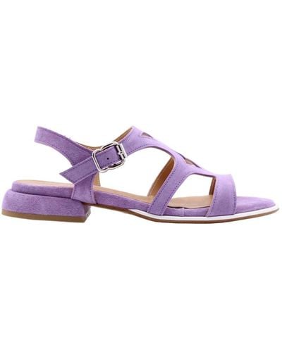 Laura Bellariva Flat Sandals - Purple