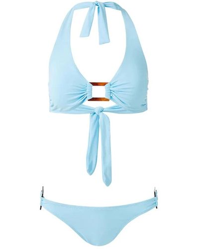Melissa Odabash Blu chiaro bikini bottoms cielo di parigi