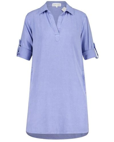Bella Dahl Shirt Dresses - Blue