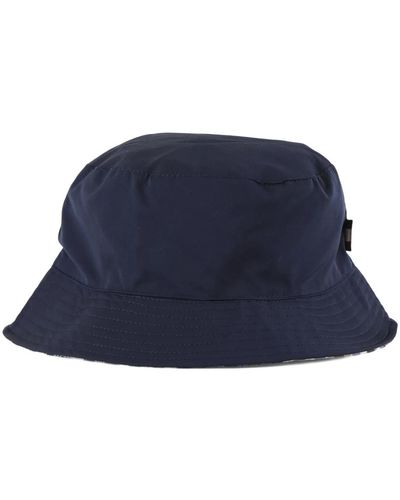 Aquascutum Cappello da pesca reversibile - Blu