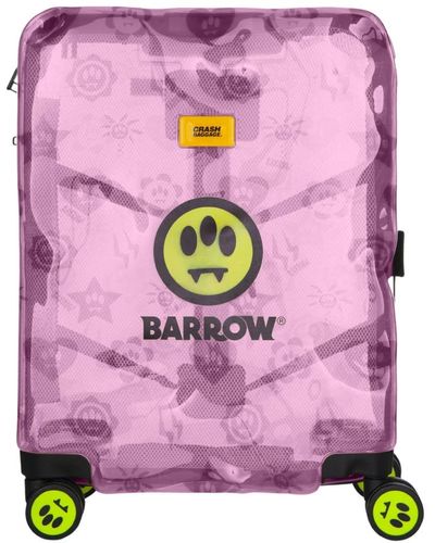 Barrow Crash baggage trolley - Pink