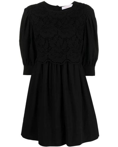 See By Chloé Short Dresses - Black