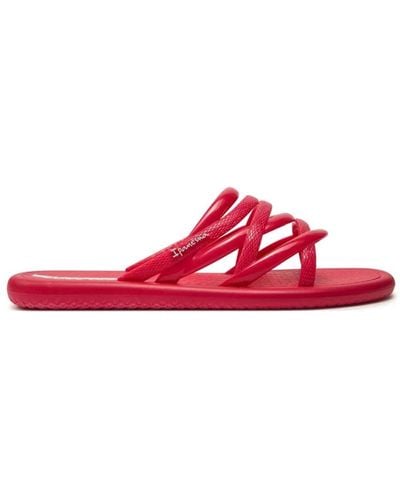 Ipanema Stilvolle slide-sandalen - Rot