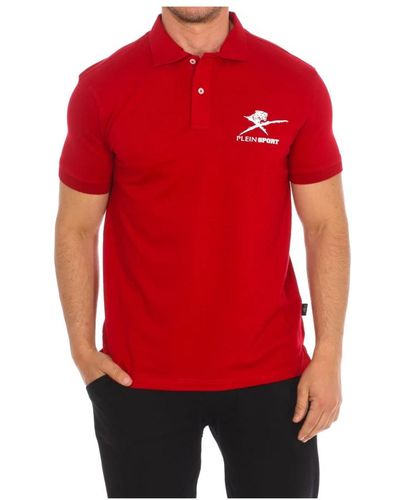 Philipp Plein Polo mit kurzen ärmeln,polo-shirt mit kurzen ärmeln - Rot