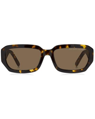 Marc Jacobs Retro-inspirierte sonnenbrillen - Braun