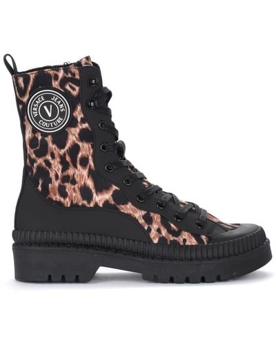 Versace Amphibian with spotted print - Schwarz