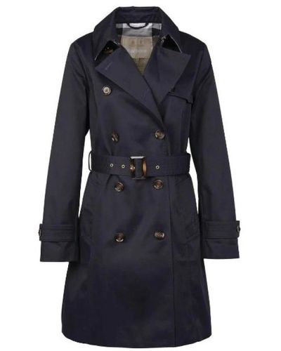 Barbour Coats > trench coats - Bleu