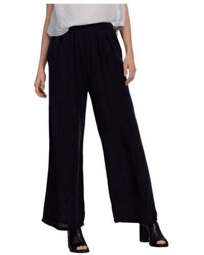 Humanoid Wide Trousers - Blue