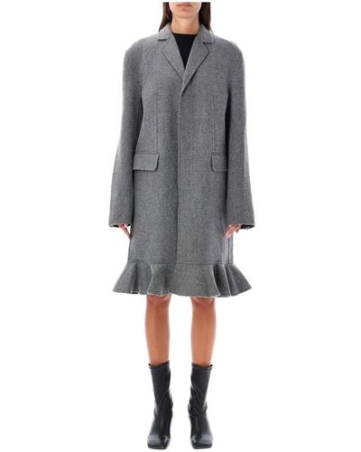 JW Anderson Single-Breasted Coats - Grey