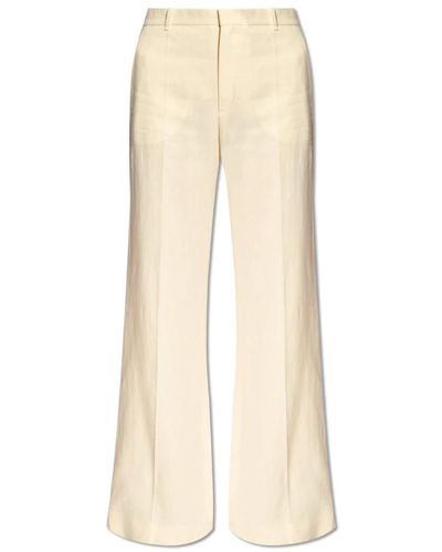 Chloé Trousers > wide trousers - Neutre