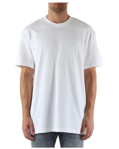 Calvin Klein Oversize baumwoll t-shirt - Weiß