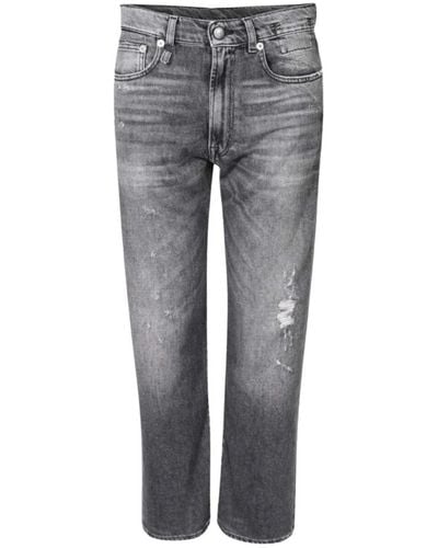 R13 Boyfriend jean, vintage grey, jeans - Grau