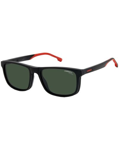 Carrera Nero rosso pieghevole occhiali da sole - Verde