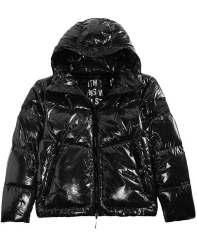 OUTHERE Down Jackets - Black