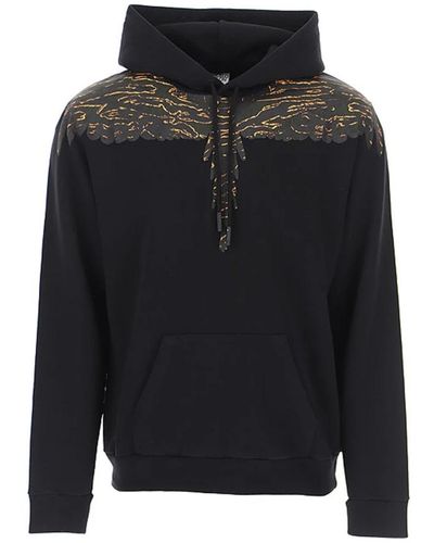 Marcelo Burlon Grizzly wings sweatshirt - Schwarz