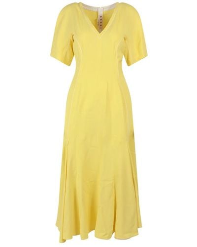 Marni Maxi Dresses - Yellow