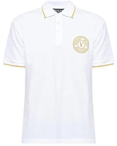 Versace Baumwoll-Poloshirt - Weiß