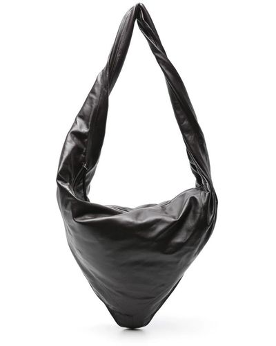 Lemaire Elegante scarf bag - Nero