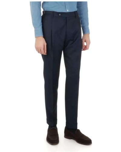 Berwich Slim-Fit Trousers - Blue