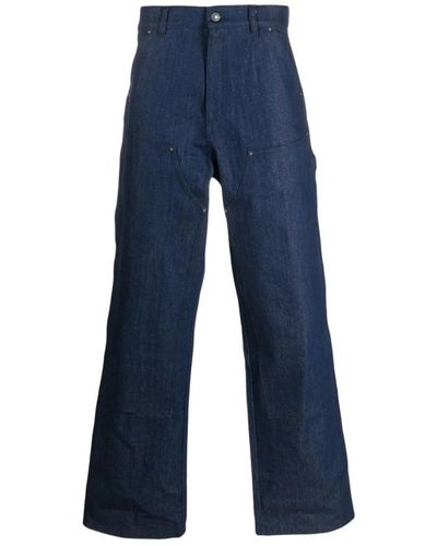 Sky High Farm Trousers > wide trousers - Bleu