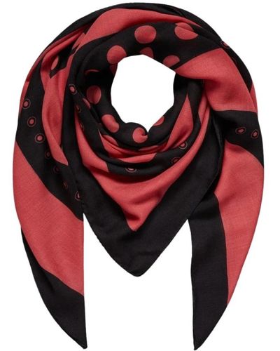 Massimo Alba Accessories > scarves > silky scarves - Rouge