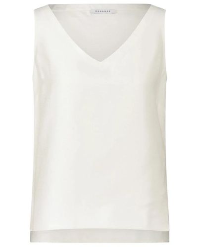 ROSSO35 Tops > sleeveless tops - Blanc