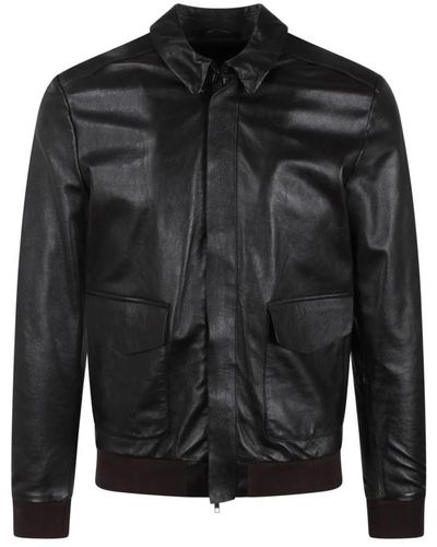 Brian Dales Jackets > leather jackets - Noir