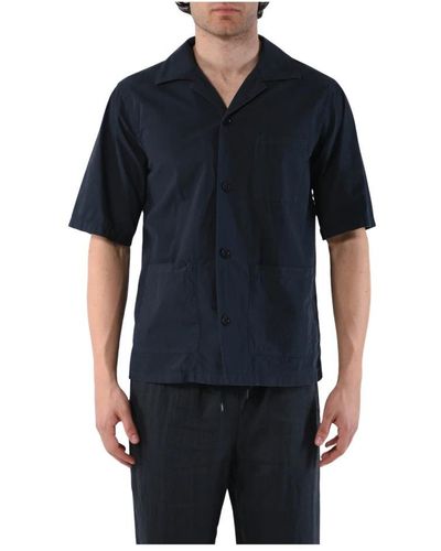 Aspesi Short Sleeve Shirts - Black