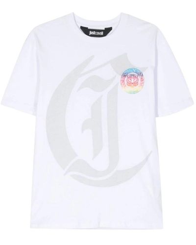 Just Cavalli Serigraphisches t-shirt - Weiß