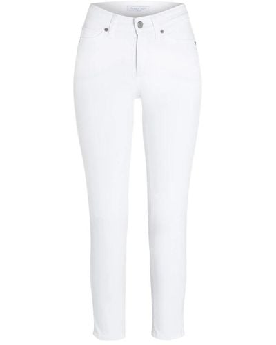 Cambio Skinny Trousers - Weiß