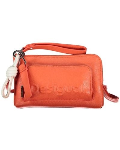 Desigual Rosa handtasche mit außentasche - Rot