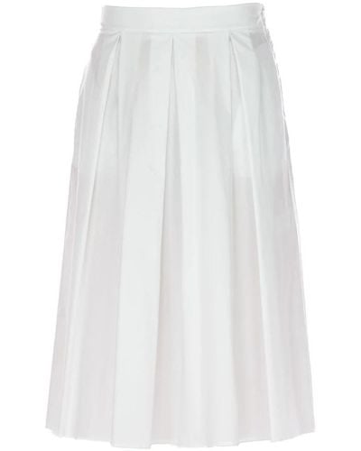 Vicario Cinque Midi Skirts - White