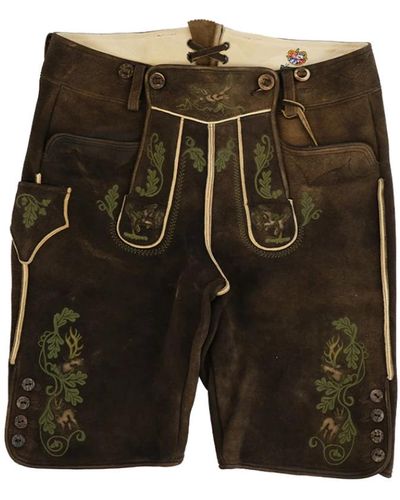 Meindl Pantaloni in pelle tradizionali - Verde