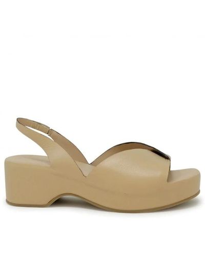 Roberto Del Carlo Shoes > sandals > flat sandals - Métallisé