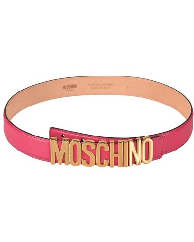 Moschino Colección de cinturones de moda - Rojo