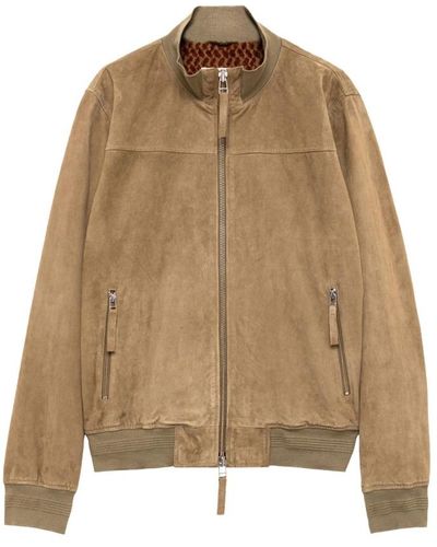 Roy Rogers Bomber Jackets - Natural