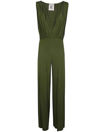 Semicouture Jumpsuits - Green