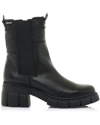MTNG Heeled Boots - Black