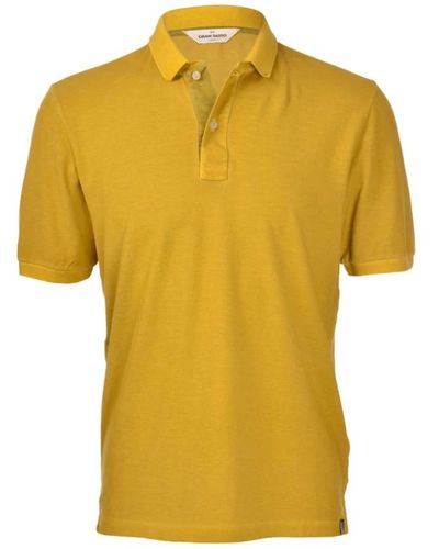 Gran Sasso Tennis kurzarmshirt - Gelb