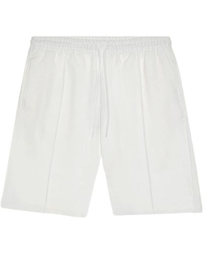 Antony Morato Karotten fit twill stretch baumwolle fleece shorts - Weiß