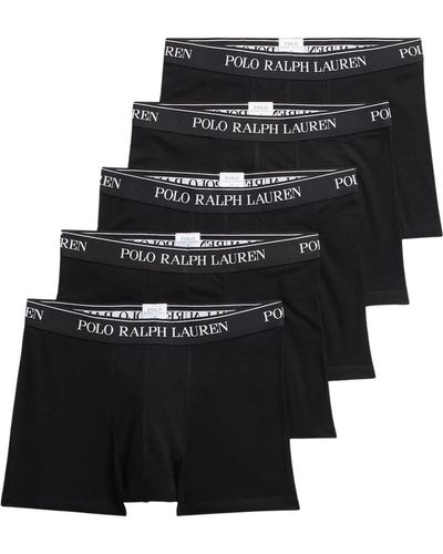 Ralph Lauren Baumwoll-trunks 5er pack - Schwarz