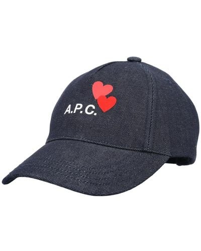 A.P.C. Caps - Blau