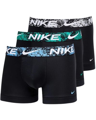 Nike Boxer neri decorati con elastici - Nero
