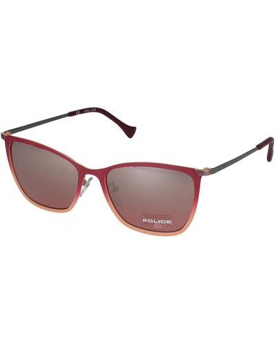 Police Sunglasses - Red
