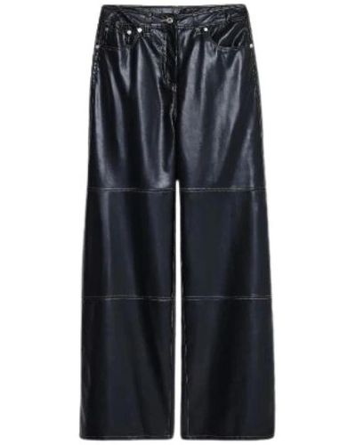 Stand Studio Leather pantaloni - Blu