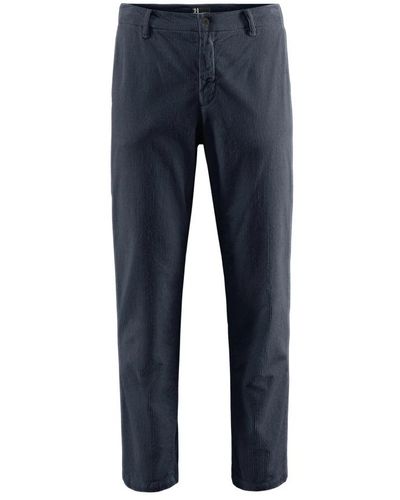 Bomboogie Pantaloni chino in velluto a coste - Blu