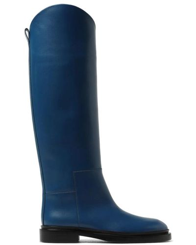 Jil Sander High Boots - Blue