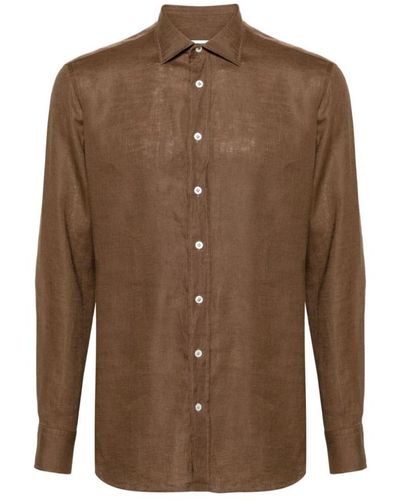 Lardini Casual Shirts - Brown