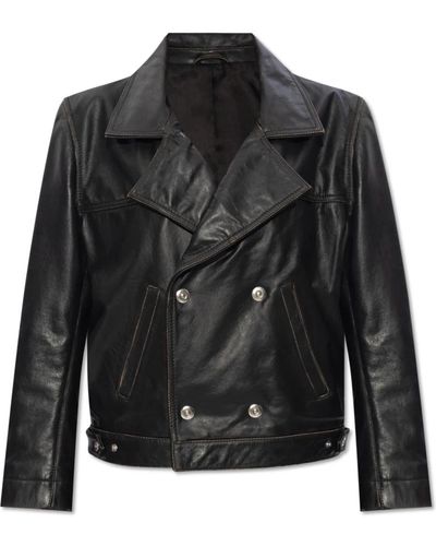 Victoria Beckham Jackets > leather jackets - Noir